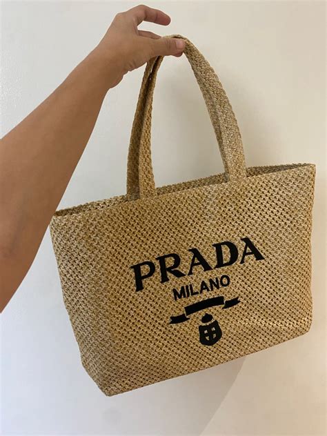 prada beach bag replica|is my prada bag real.